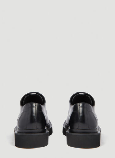 Dolce & Gabbana 磨砂皮革德比鞋 黑 dol0154008