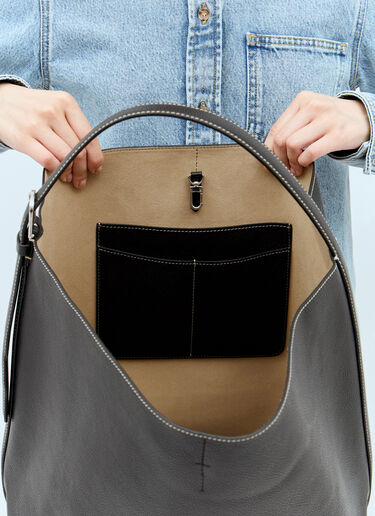 TOTEME Belted Tote Bag Black tot0257042