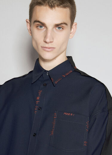 Marni Tropical Wool Shirt Black mni0155003