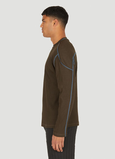 AFFXWRKS Boxed Long Sleeve T-Shirt Brown afx0150001