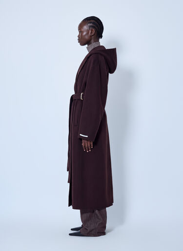 LN-CC® - Sportmax: Olmo Wool Coat - Brown Sportmax Olmo Wool Coat Brown spx0266005