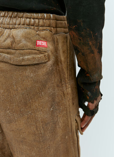 Diesel P-Talo CraquelÃ© 카고 팬츠 브라운 dsl0154005