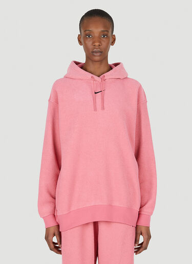 Nike Essentials Plush Hooded Sweatshirt Pink nik0246086