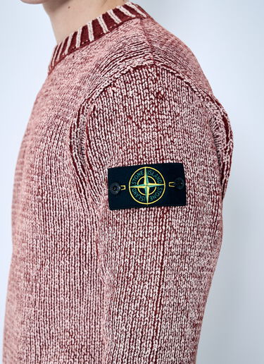 Stone Island Coated Sweater Red sto0160038