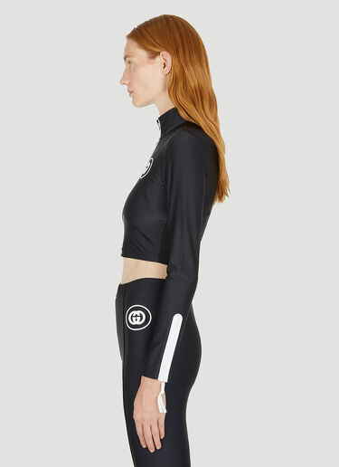 Sparkling Long Sleeve Track Top Gucci Sparkling Long Sleeve Track Top Black guc0250010