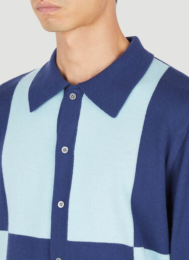 Levi's Vintage Clothing チェックニットセーター ブルー lev0150015