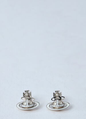 Vivienne Westwood Simonetta Bas Relief Earrings Silver vvw0260049