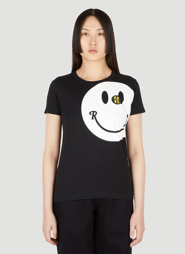 Raf Simons x Smiley Smiley T-Shirt Black rss0248001