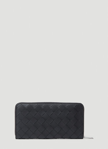 Intrecciato Zip Around Wallet Bottega Veneta Intrecciato Zip Around Wallet Black bov0153042
