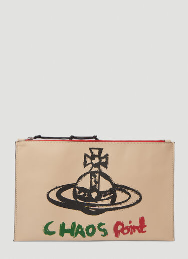 Vivienne Westwood 스튜디오 클러치 백 베이지 vvw0251059