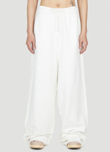 VETEMENTS Inside Out Track Pants White vet0151006