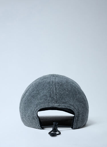 Miu Miu Logo Motif Baseball Cap Grey miu0262009
