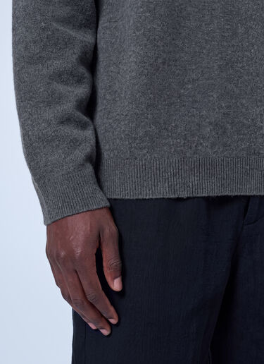 LN-CC® - Our Legacy: Line Zip Cardigan - Grey Our Legacy Line Zip Cardigan Grey our0165022