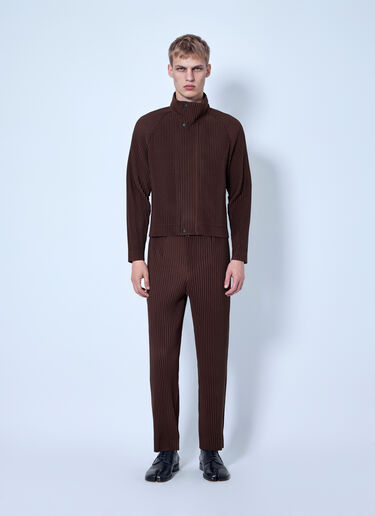 Homme Plissé Issey Miyake Tailored Pleats 1 Jacket Brown hmp0166021