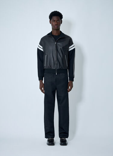 Wales Bonner Satin Track Pants Black wbn0162005