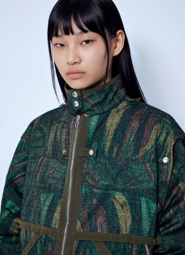 Kiko Kostadinov Heron Belted Jacket Green kko0265004