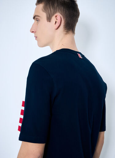 Thom Browne 撞色四杠 T 恤  白色 thb0160003