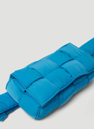 Bottega Veneta Casette Padded Tech Belt Bag Blue bov0150079
