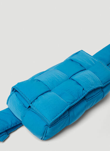 Casette Padded Tech Belt Bag Bottega Veneta Casette Padded Tech Belt Bag Blue bov0150079
