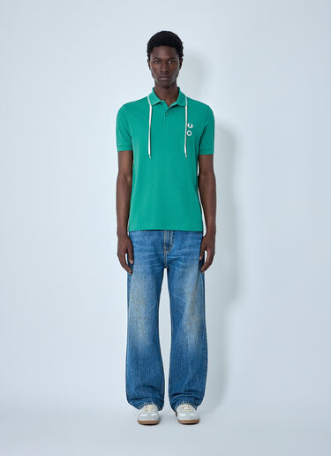 Fred Perry x Craig Green Polo Shirt with Embroidered Detailing Green fry0164002