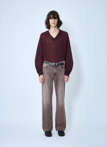 Our Legacy Carlson Cut Jeans Brown our0164034