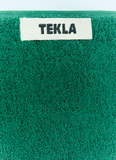 Tekla 徽标贴饰浴巾 绿 tek0355015