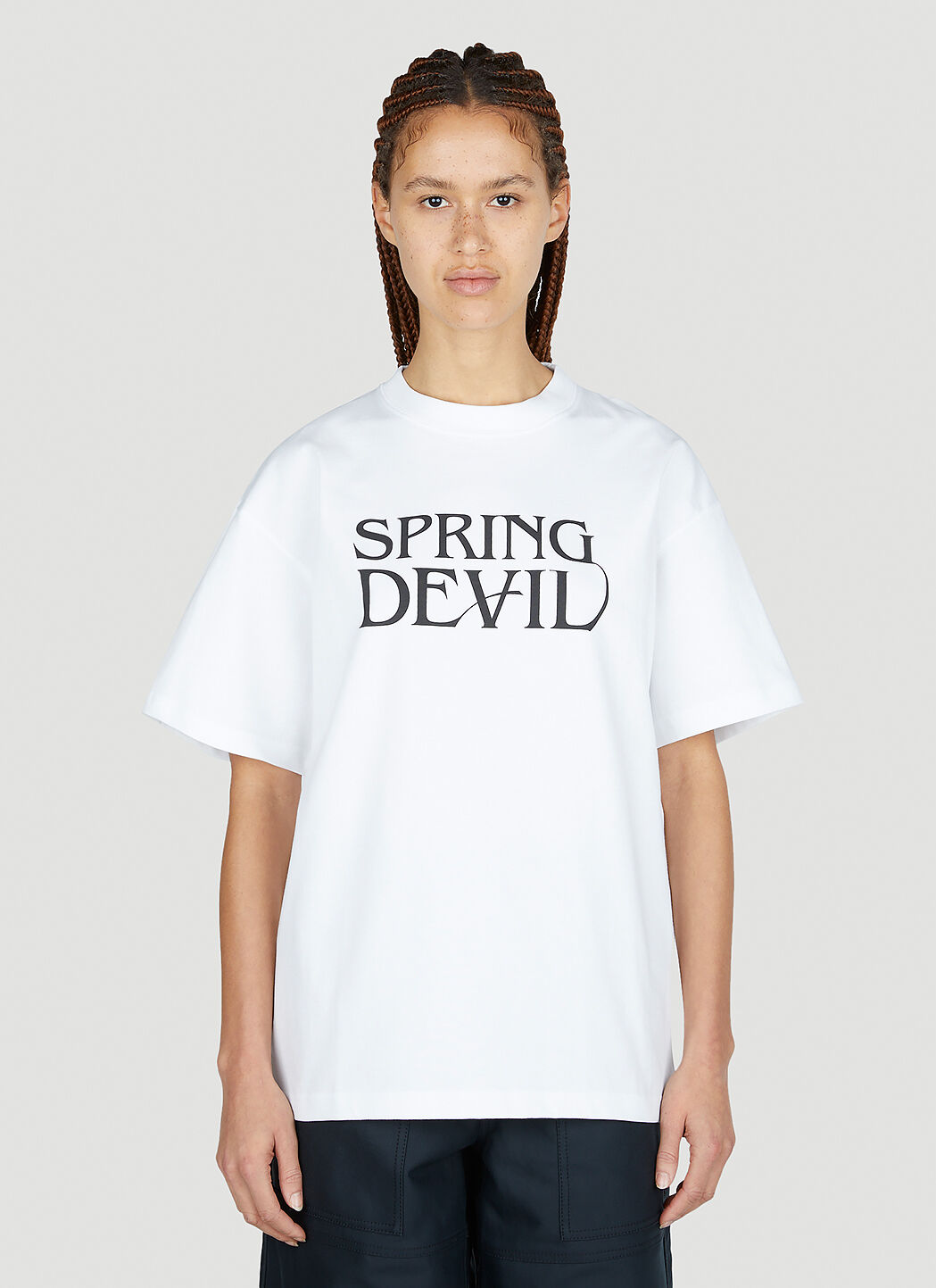 Soulland Spring Devil T-Shirt Black sld0352003