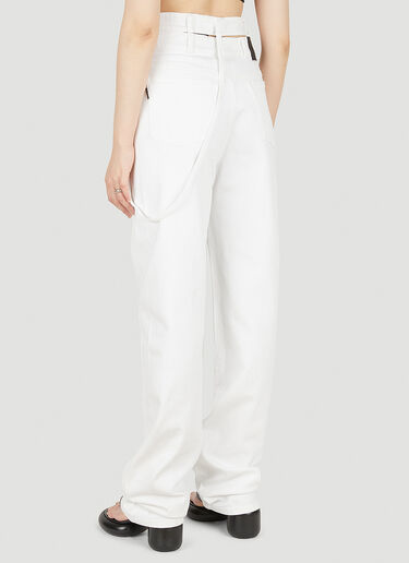Ottolinger Signature Wrap Jeans White ott0348009