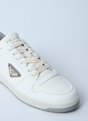 Prada Leather Low-Top Sneakers White pra0160015