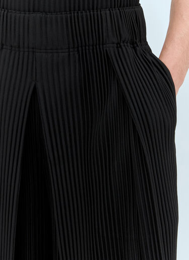 Homme Plissé Issey Miyake Tucked Pleated Pants Black hmp0158003