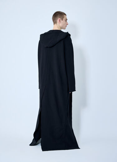 Rick Owens DRKSHDW Dragging Hood Gimp Sweatshirt Black drk0160013
