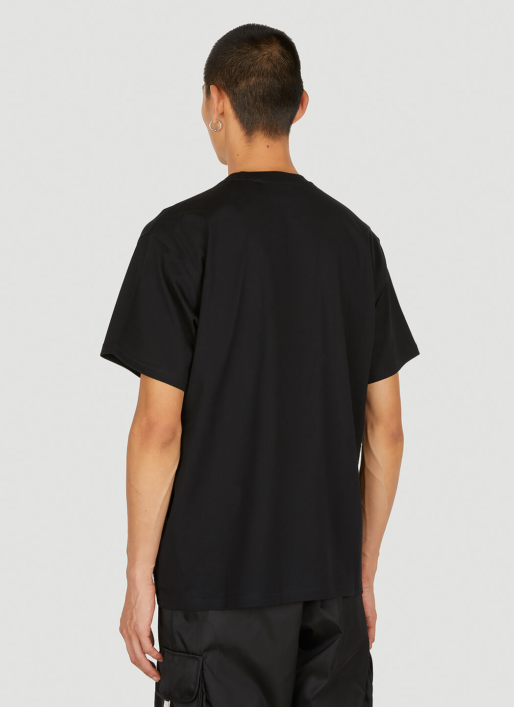 Burberry shoulder patch t shirt on sale