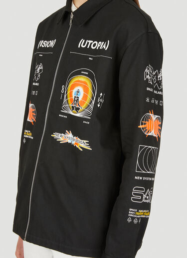 Space Available Utopia Work Jacket Black spa0350009