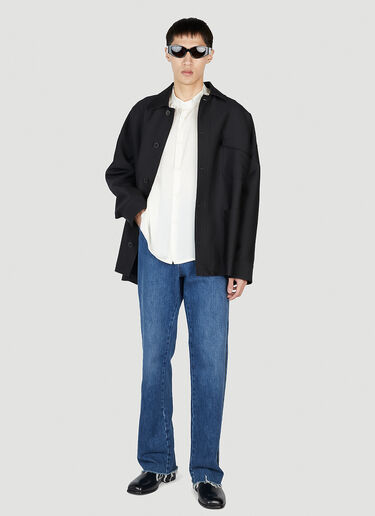 Mandarin Shirt Saint Laurent Mandarin Shirt White sla0152001