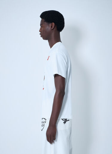 HUMAN MADE Logo Motif T-Shirt White hmd0161021