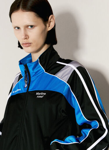 Martine Rose Shrunken Track Jacket Blue mtr0356001