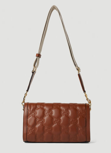 Gucci GG Matelasse Shoulder Bag Brown guc0251245