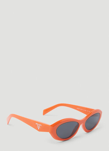 Prada Symbole Oval Sunglasses Orange lpr0253001