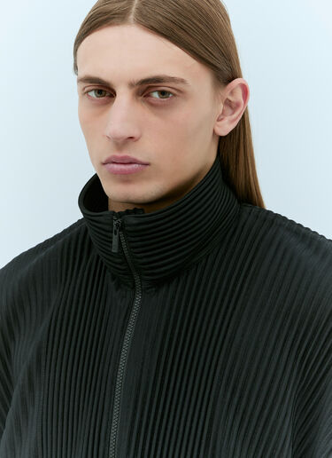 Homme Plissé Issey Miyake December Coat Black hmp0155005