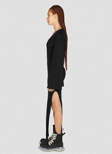 Rick Owens Toga Knit Dress Black ric0251037