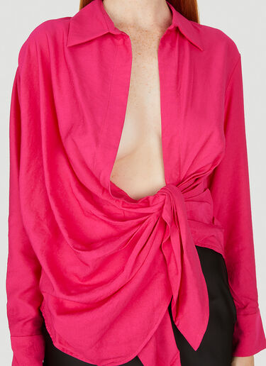 Jacquemus La Chemise Bahia Shirt Pink jac0250138