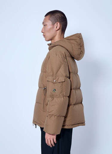 LN-CC® - Moncler RE/ICONS: Himalaya Hooded Short Down Jacket - Brown Moncler RE/ICONS Himalaya Hooded Short Down Jacket Brown mon0166058