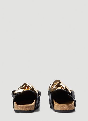 JW Anderson Backless Chain Loafers Black jwa0146016