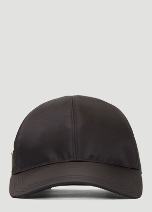 Prada Nylon Baseball Cap Black pra0135039