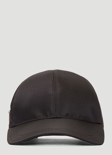 Prada Nylon Baseball Cap Black pra0135039