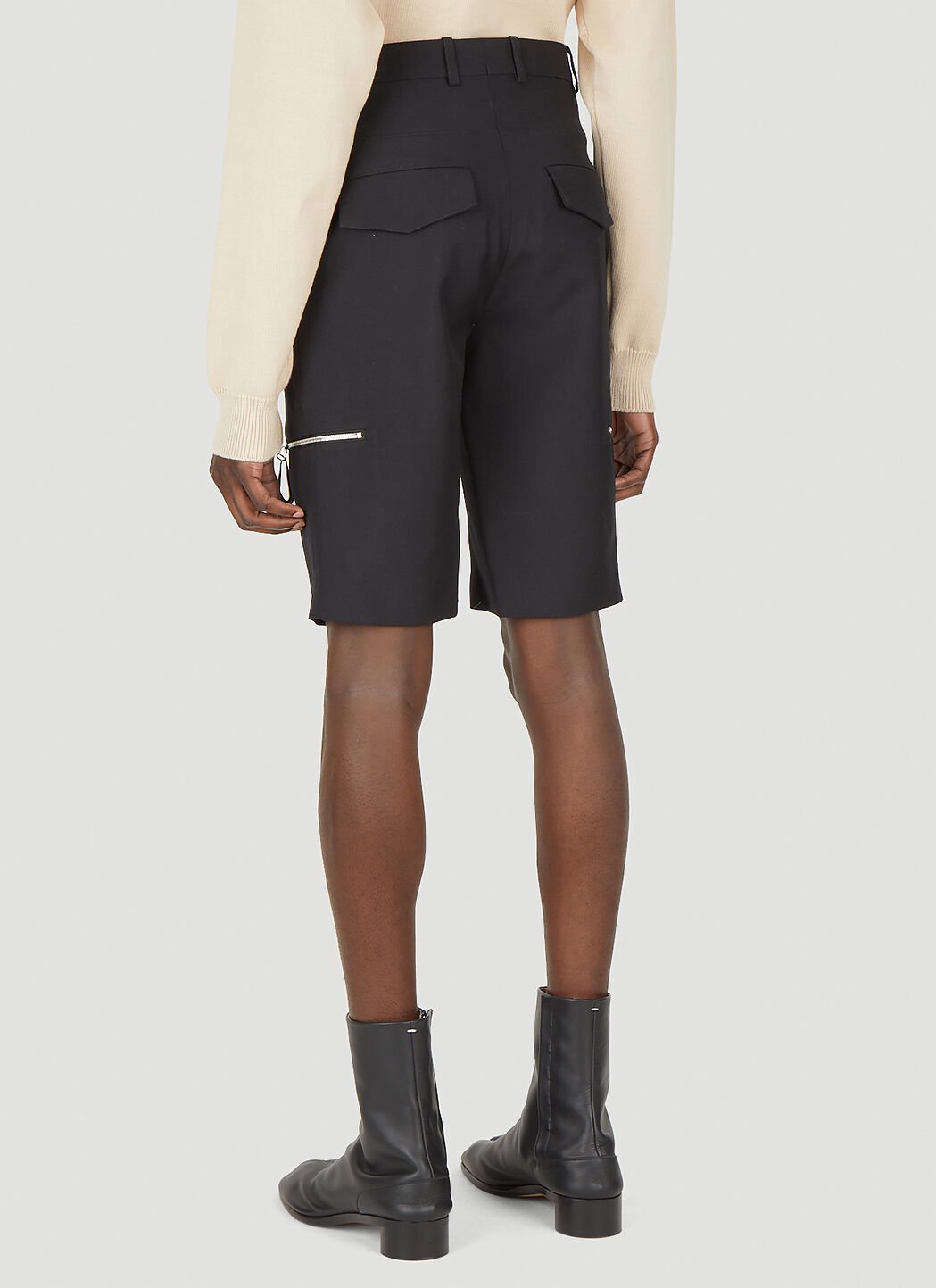 商品画像：Namacheko Lupon Shorts in Black | LN-CC 1