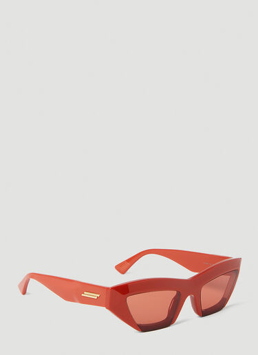 Bottega Veneta Angle Cat-Eye Sunglasses Orange bov0251137