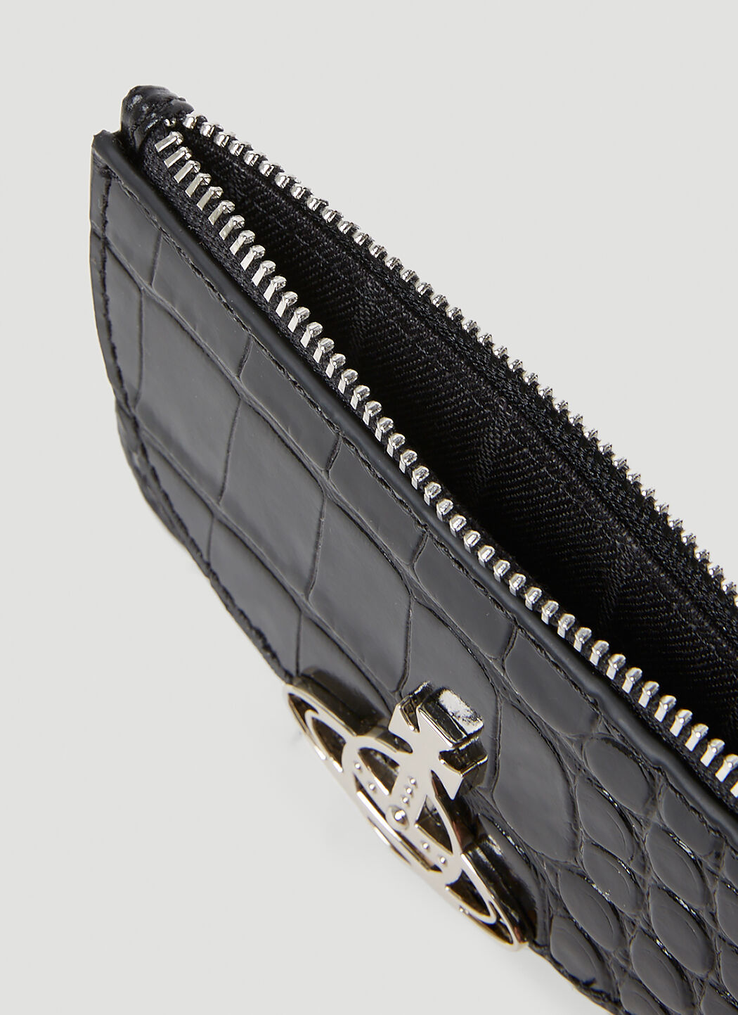 Vivienne Westwood Women's' Half Moon Cardholder in Black | LN-CC®