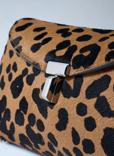 Mini T-Lock Clutch Bag TOTEME Mini T-Lock Clutch Bag Brown tot0262010