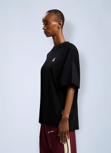 Bear In Mind Loose T-Shirt Palm Angels Bear In Mind Loose T-Shirt Black pma0262119